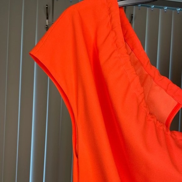 Orange Diane Von Furstenberg Dress - Picture 5 of 6